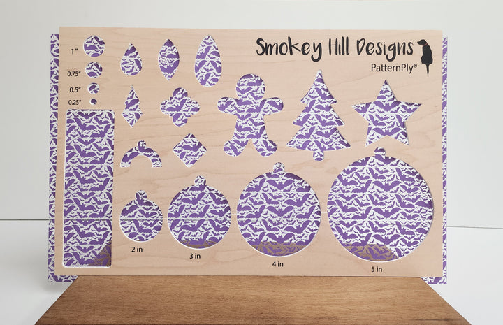 PatternPly® Scattered Purple Bats