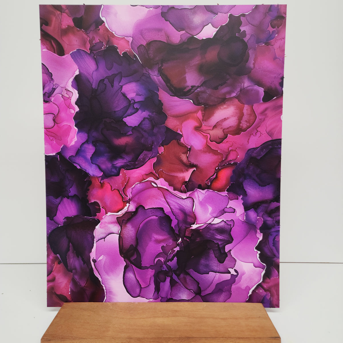 PatternPly® 19x24" Purple Blooms XL Scale sheet showing the pattern