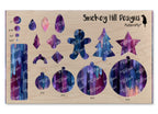 PatternPly® Transparent Purple Drips Large product photo 3