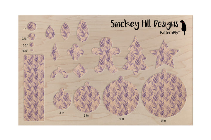 PatternPly® Naturals Purple Leaves