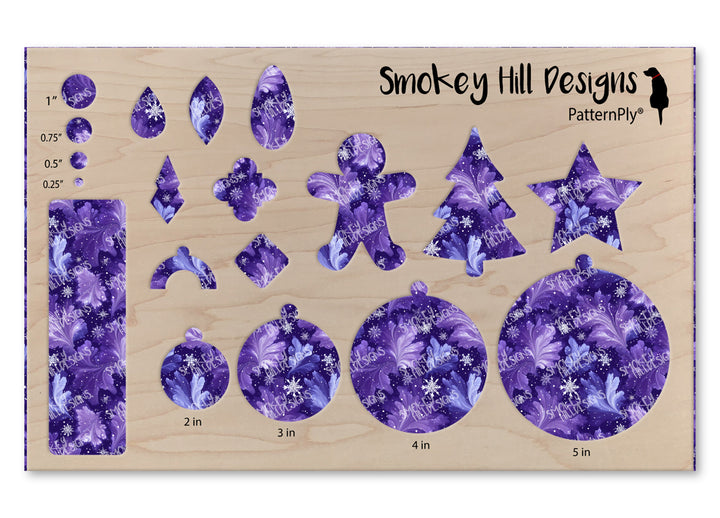PatternPly® Transparent Purple Snowstorm