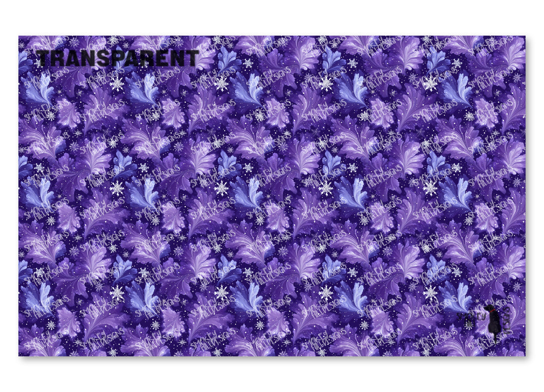 PatternPly® Transparent Purple Snowstorm