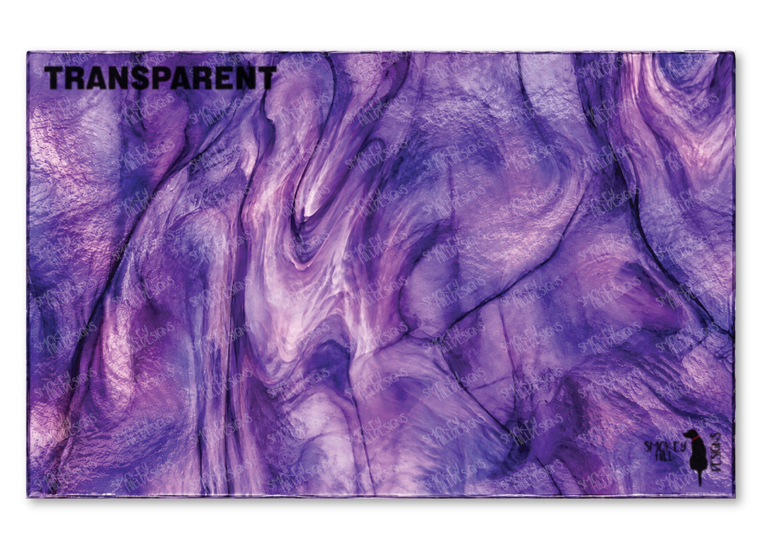 PatternPly® Transparent Realistic Purple Stained Glass