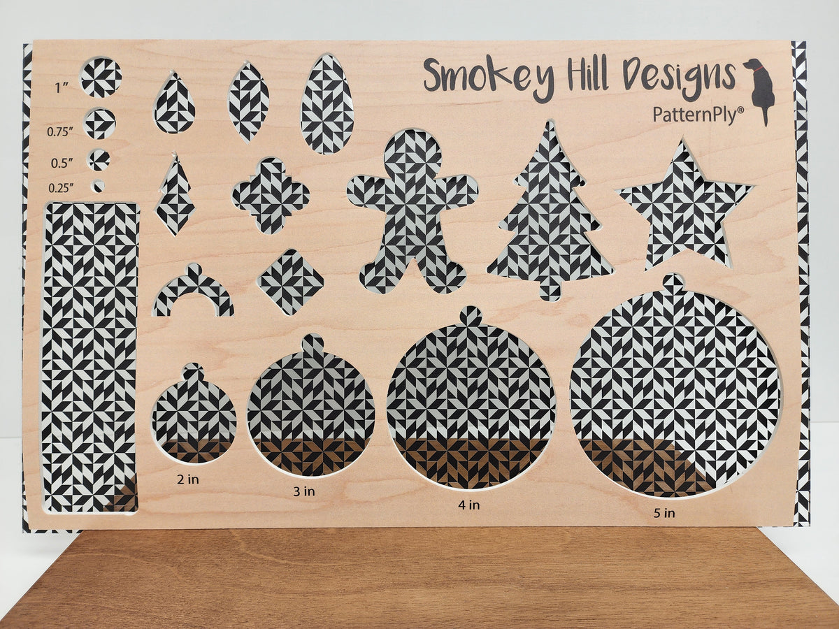 PatternPly® Scattered Quilt BLACK product photo 2