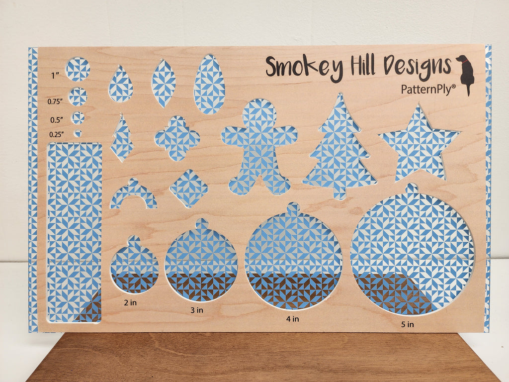 PatternPly® Scattered Quilt LIGHT BLUE product photo 2
