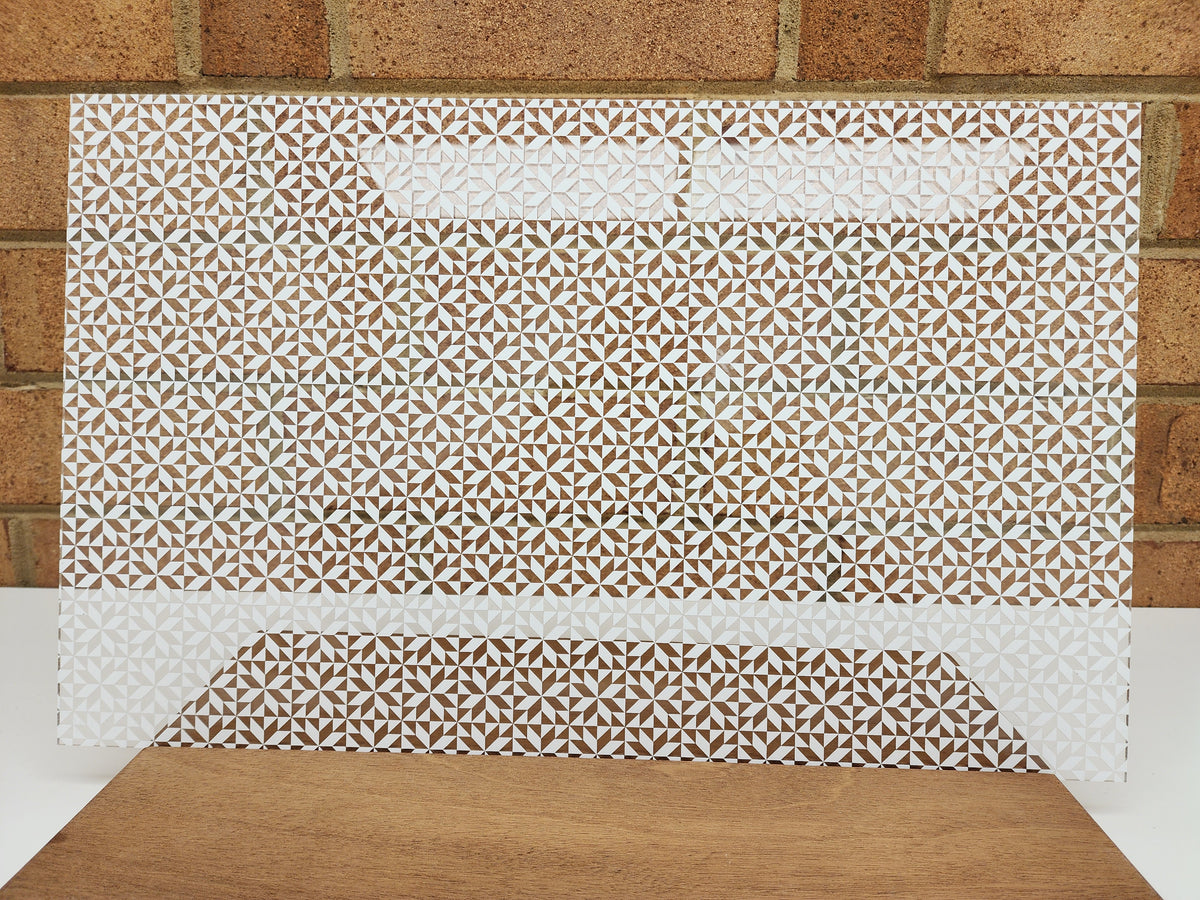 PatternPly® Scattered Quilt WHITE product photo 3