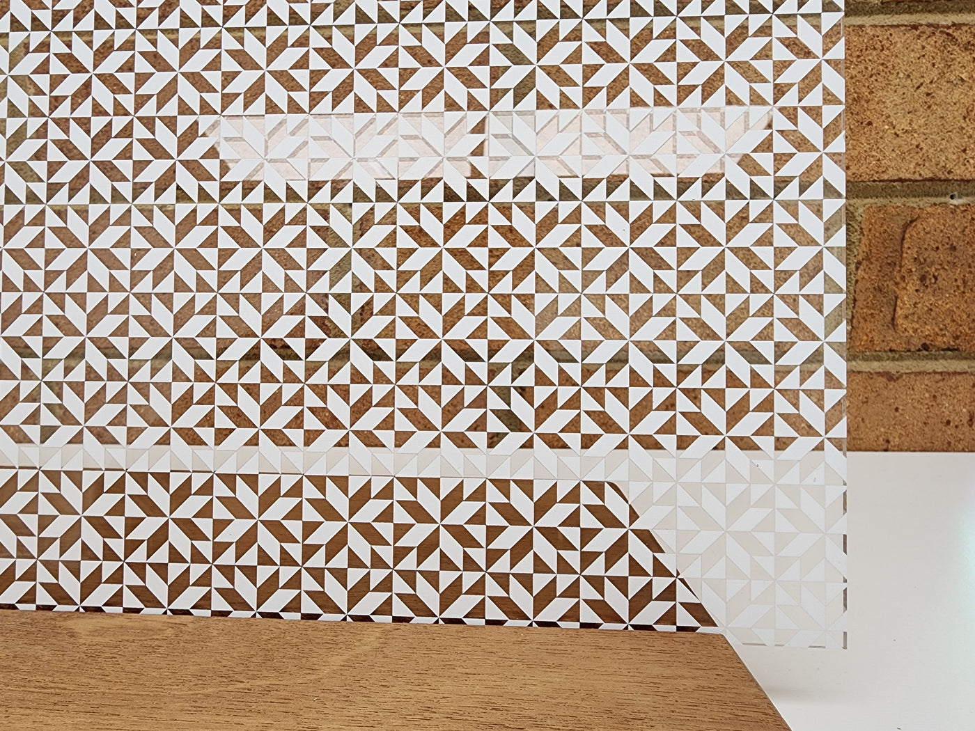 PatternPly® Scattered Quilt WHITE