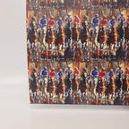 PatternPly® Full Coverage Race Horses sheet showing the pattern