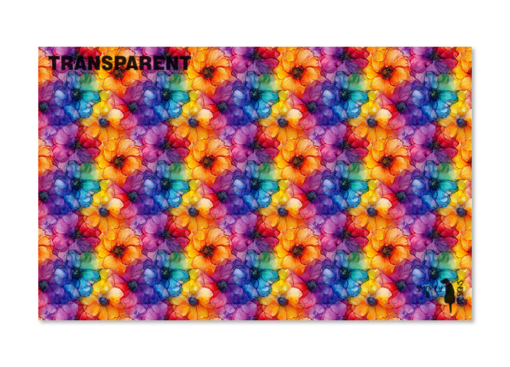 PatternPly® Transparent Rainbow Blooms