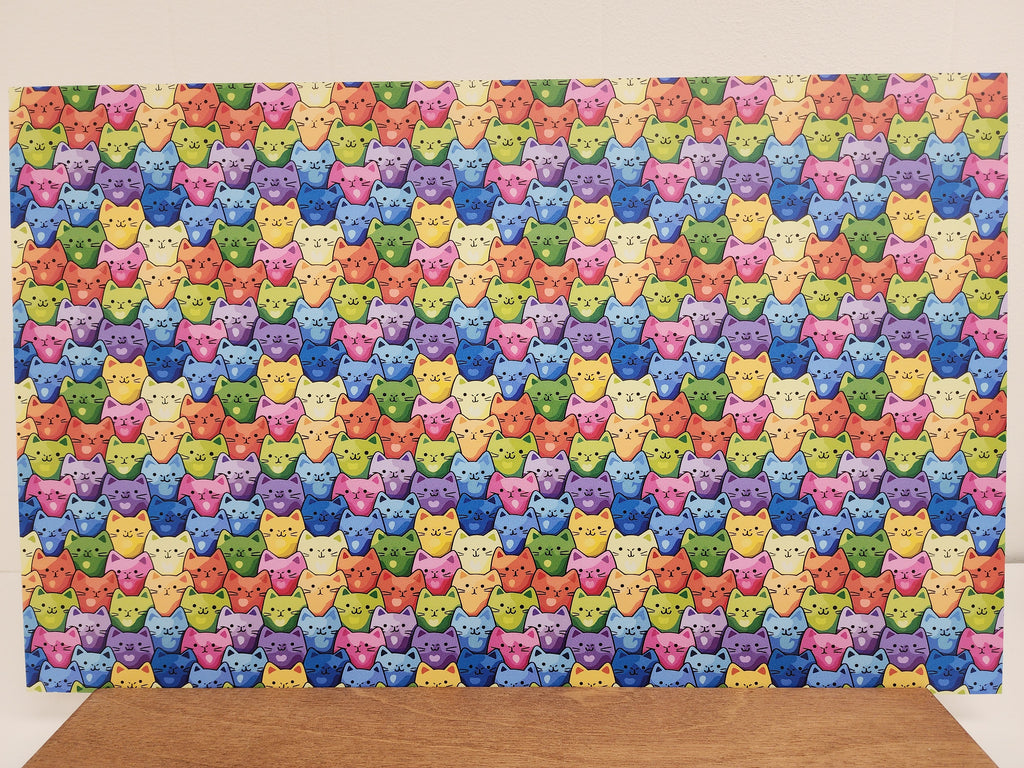 PatternPly® Full Coverage Rainbow Cats LARGE product photo 3