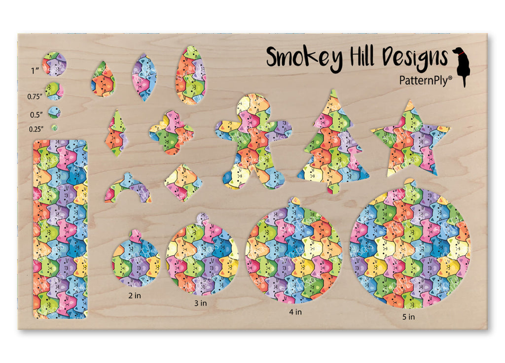 PatternPly® Full Coverage Rainbow Cats Large VERTICAL product photo 3