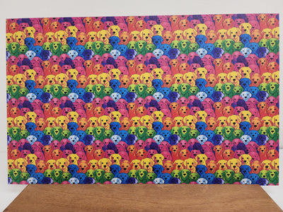 PatternPly® Rainbow Dogs LARGE