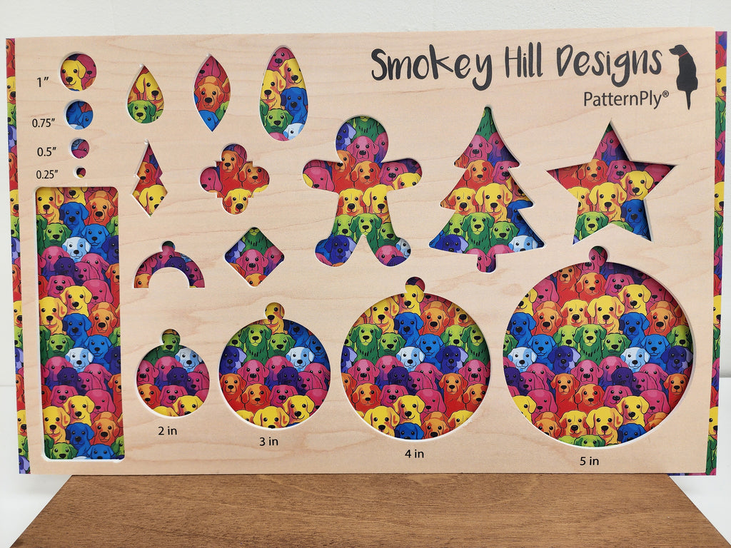 PatternPly® Full Coverage Rainbow Dogs LARGE product photo 2