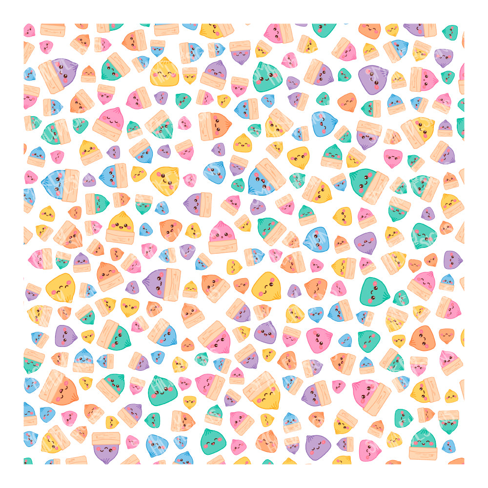 PatternPly® Scattered Rainbow Dumplings