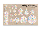 PatternPly® Scattered Rainbow Dumplings
