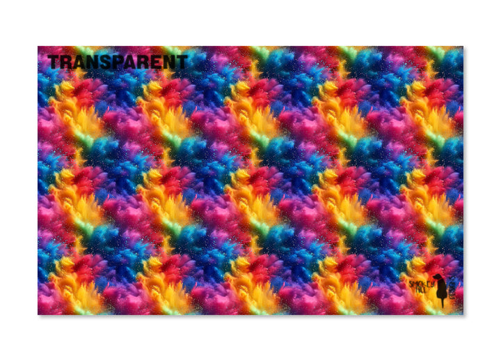 PatternPly® Transparent Rainbow Dust Explosion