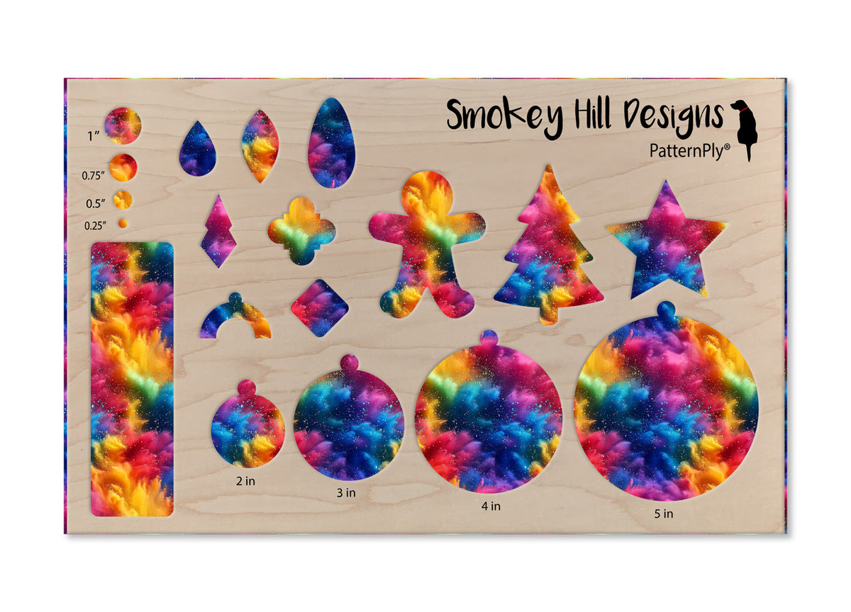 PatternPly® Transparent Rainbow Dust Explosion product photo 3
