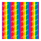 PatternPly® Full Coverage Rainbow Stripes VERTICAL sheet showing the pattern