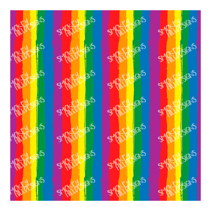 PatternPly® Full Coverage Rainbow Stripes VERTICAL