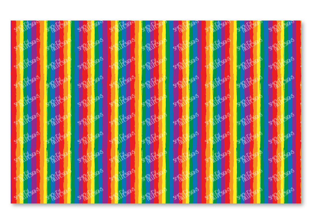 PatternPly® Full Coverage Rainbow Stripes VERTICAL