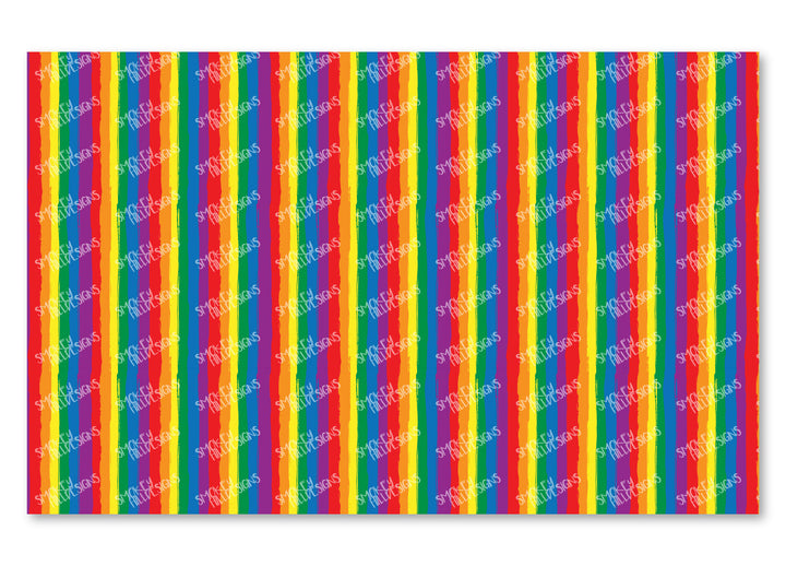 PatternPly® Full Coverage Rainbow Stripes VERTICAL