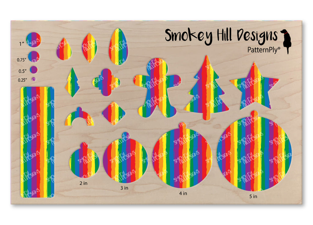 PatternPly® Full Coverage Rainbow Stripes VERTICAL product photo 3