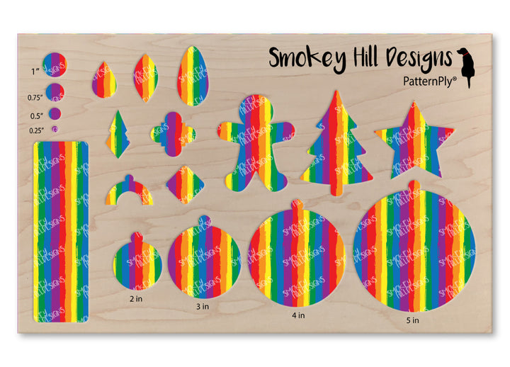 PatternPly® Full Coverage Rainbow Stripes VERTICAL