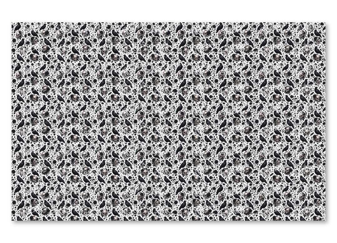 PatternPly® Scattered Raven And Skulls