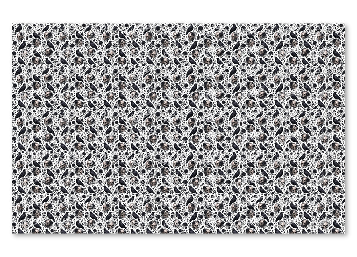 PatternPly® Scattered Raven And Skulls