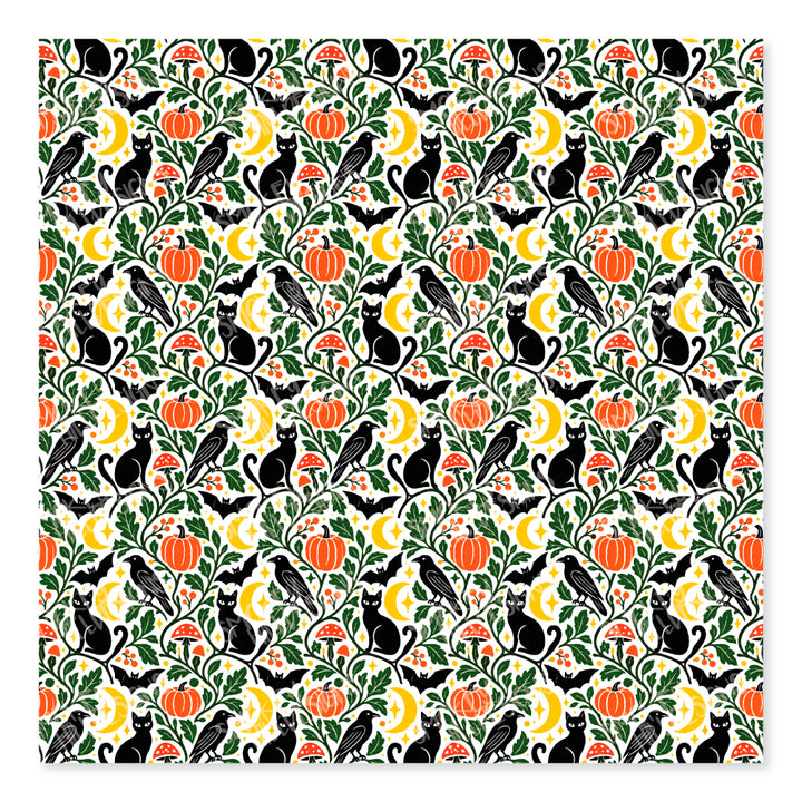 PatternPly® Scattered Ravens And Black Cats
