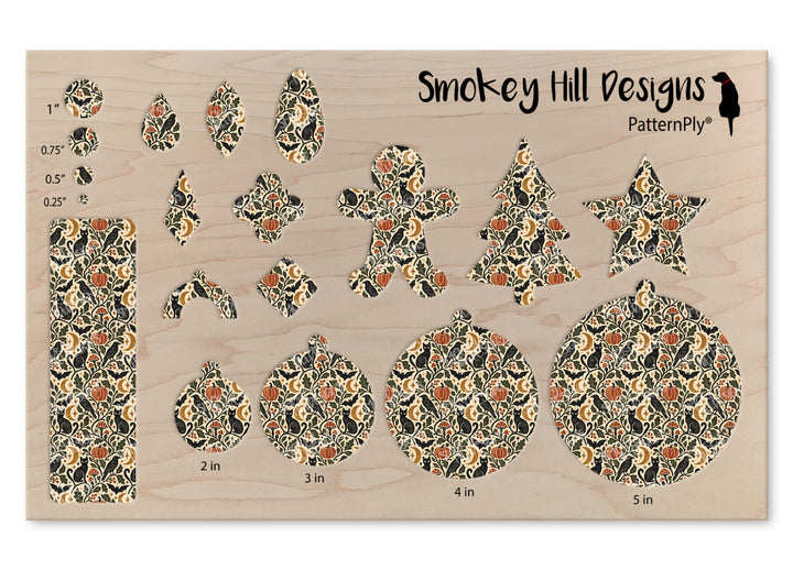 PatternPly® Transparent Ravens And Black Cats