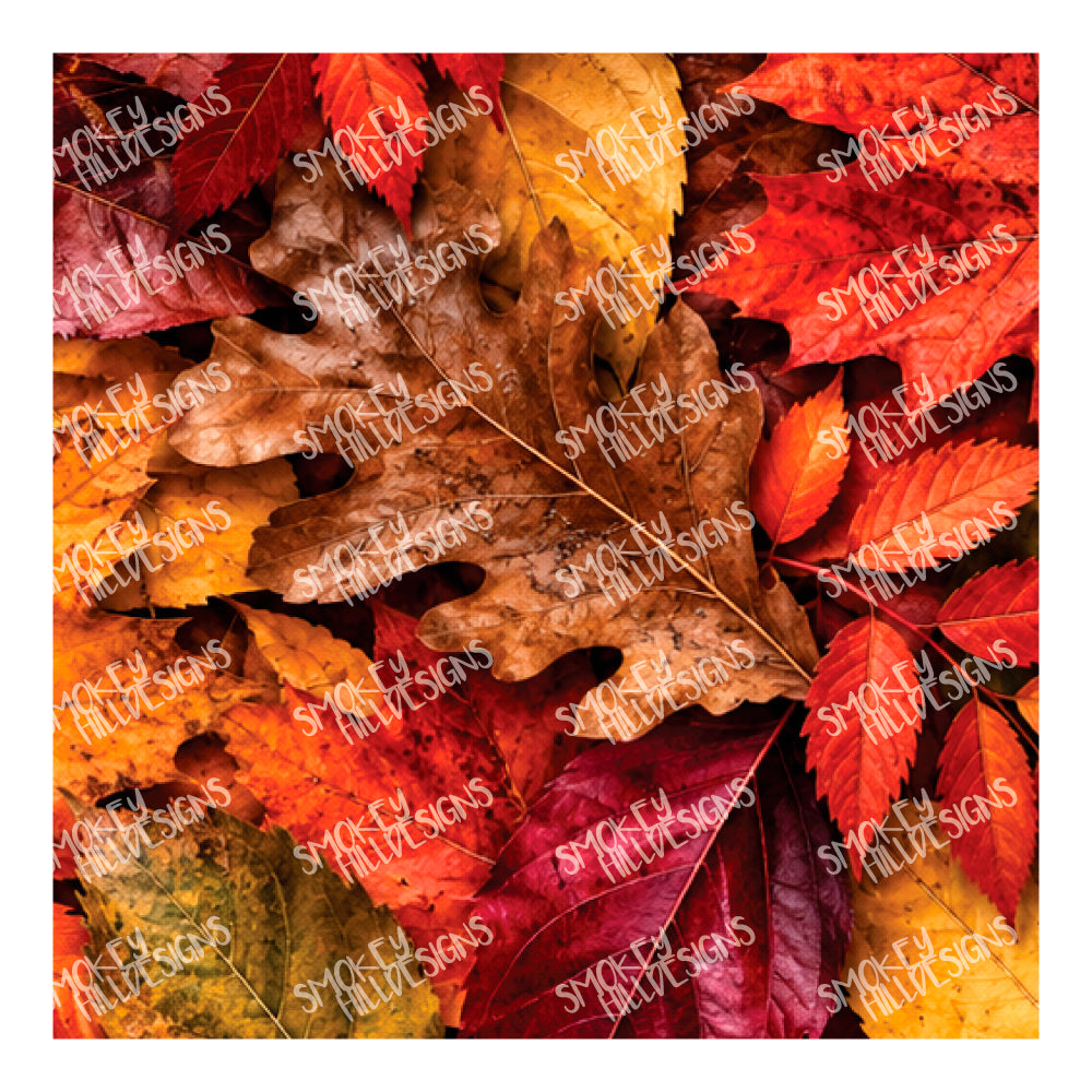 PatternPly® Transparent Realistic Fall Leaf Pile