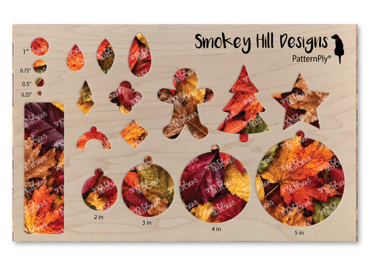 PatternPly® Transparent Realistic Fall Leaf Pile