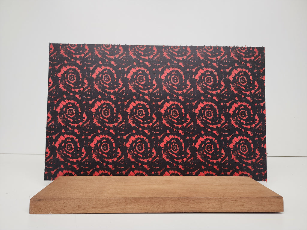 PatternPly® Full Coverage Red and Black Tie Dye product photo 3
