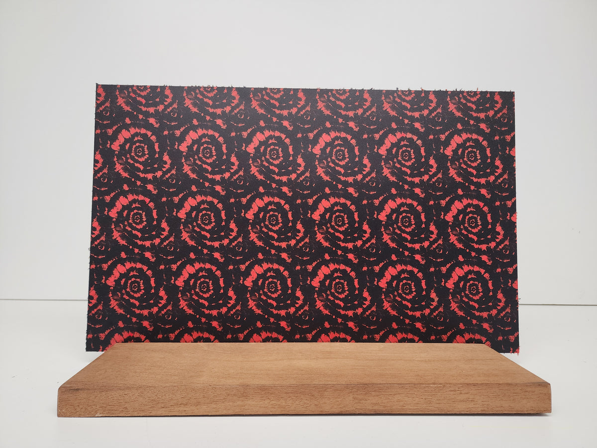 PatternPly® Full Coverage Red and Black Tie Dye product photo 3