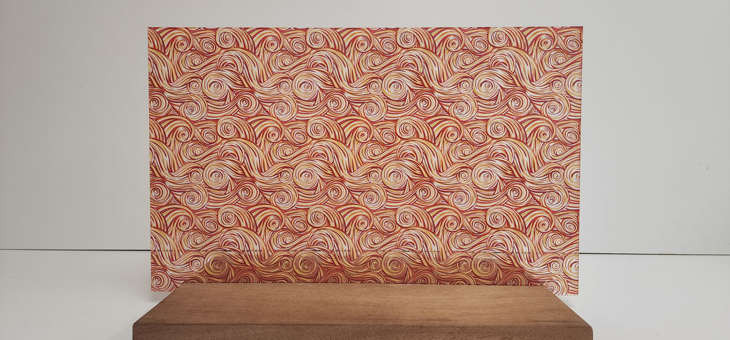PatternPly® Scattered Red and Yellow Swirls product photo 3