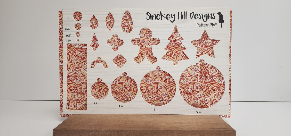 PatternPly® Scattered Red and Yellow Swirls product photo 2