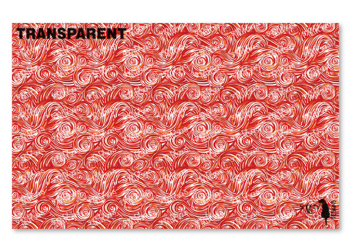 PatternPly® Transparent Red and Orange Swirls