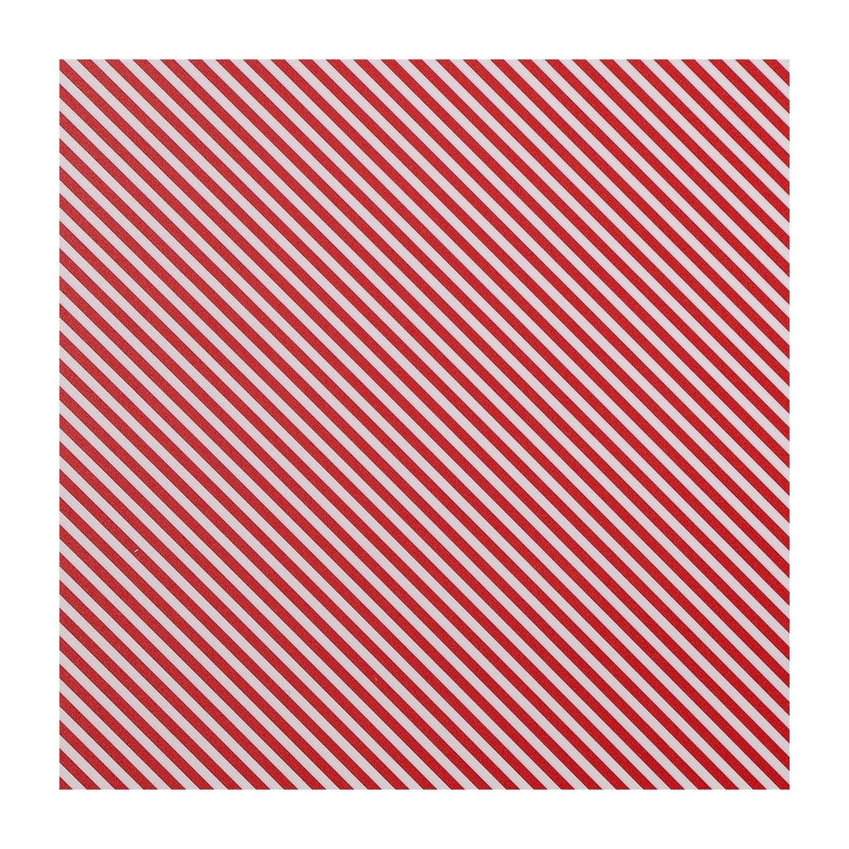 PatternPly® Full Coverage Red and White Diagonal Stripes sheet showing the pattern