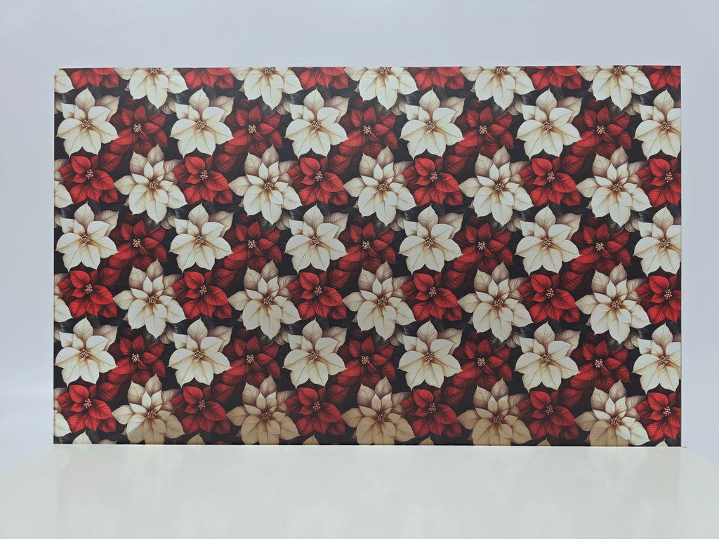 PatternPly® Transparent Red and White Poinsettia product photo 2