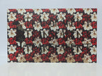 PatternPly® Transparent Red and White Poinsettia sheet showing the pattern