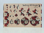 PatternPly® Transparent Red and White Poinsettia product photo 3