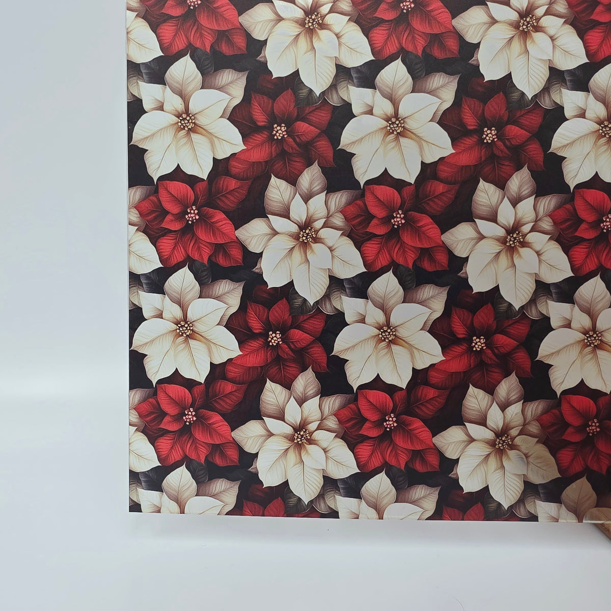 PatternPly® Transparent Red and White Poinsettia product photo 4