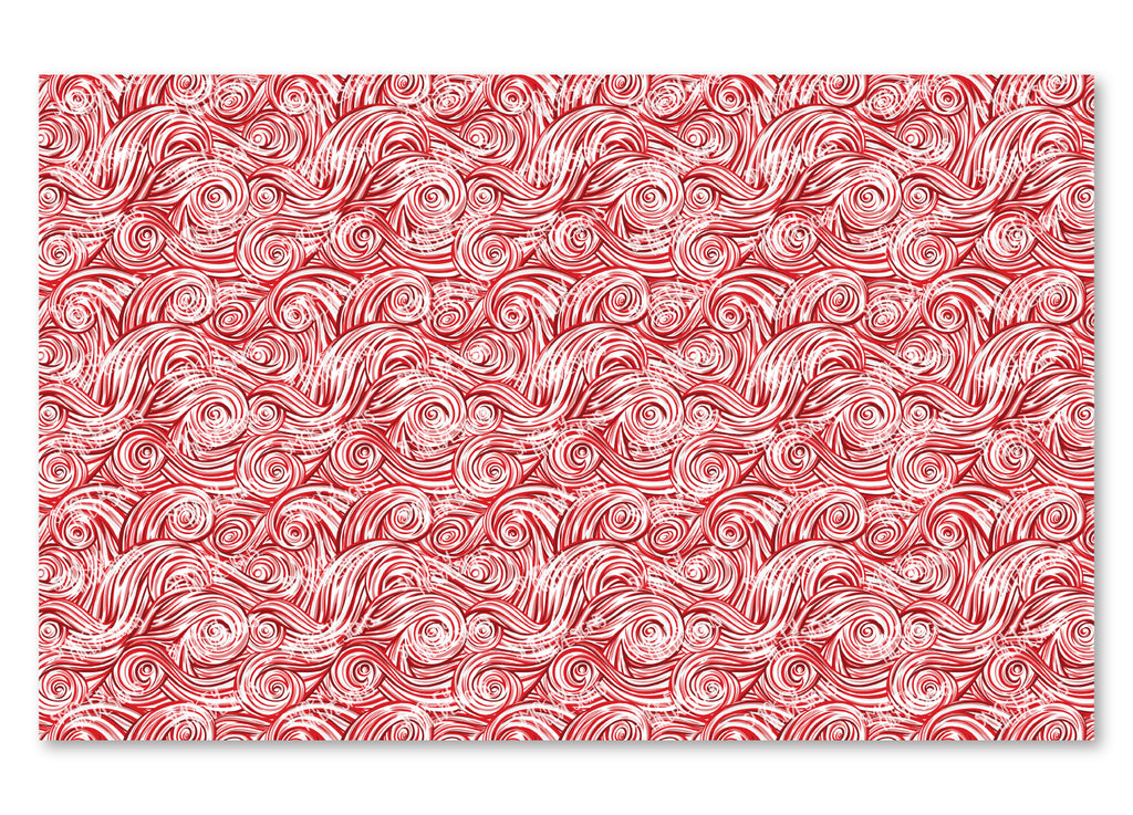 PatternPly® Scattered Red and White Swirls product photo 2