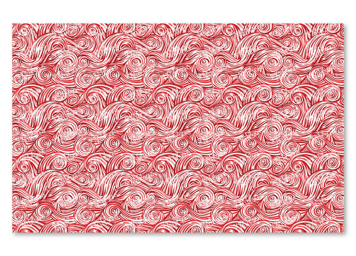 PatternPly® Scattered Red and White Swirls product photo 2