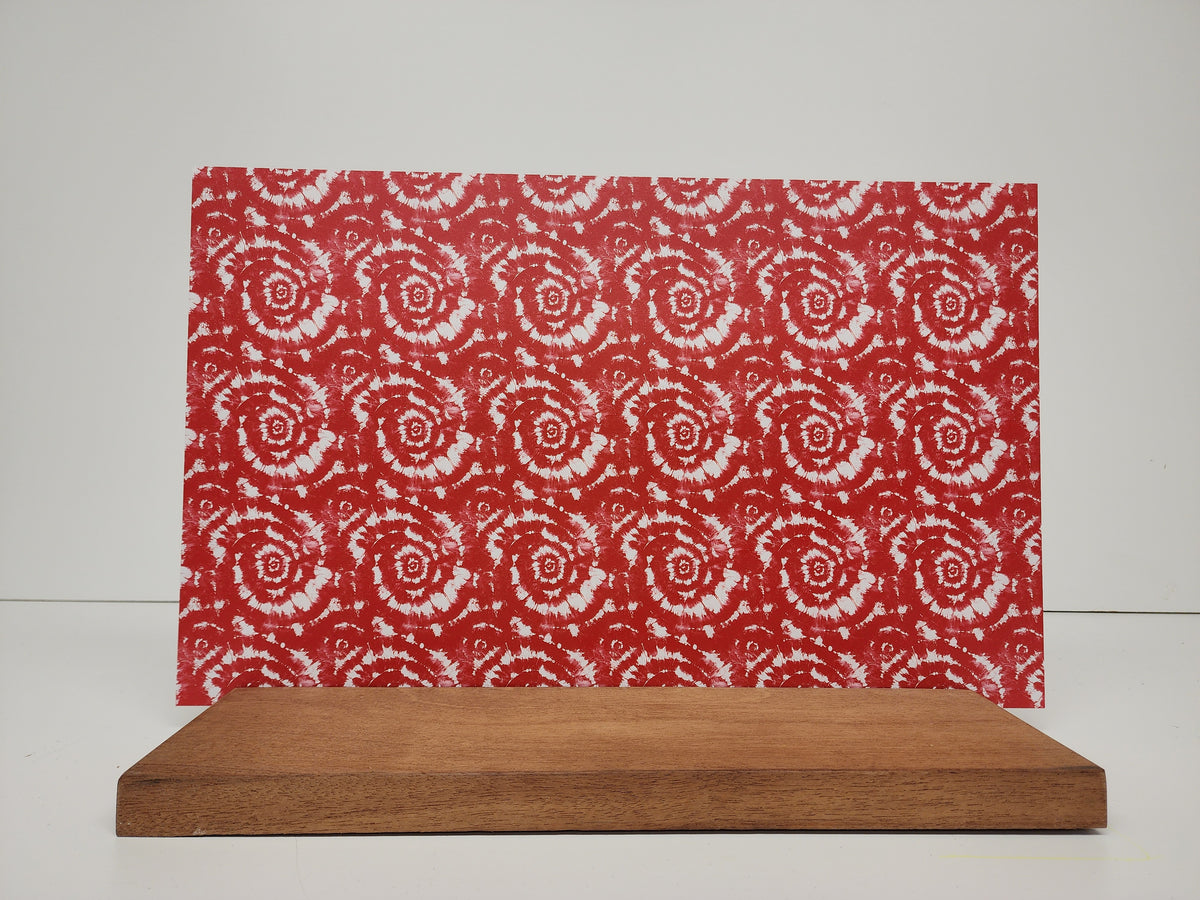 PatternPly® Full Coverage Red and White Tie Dye product photo 3