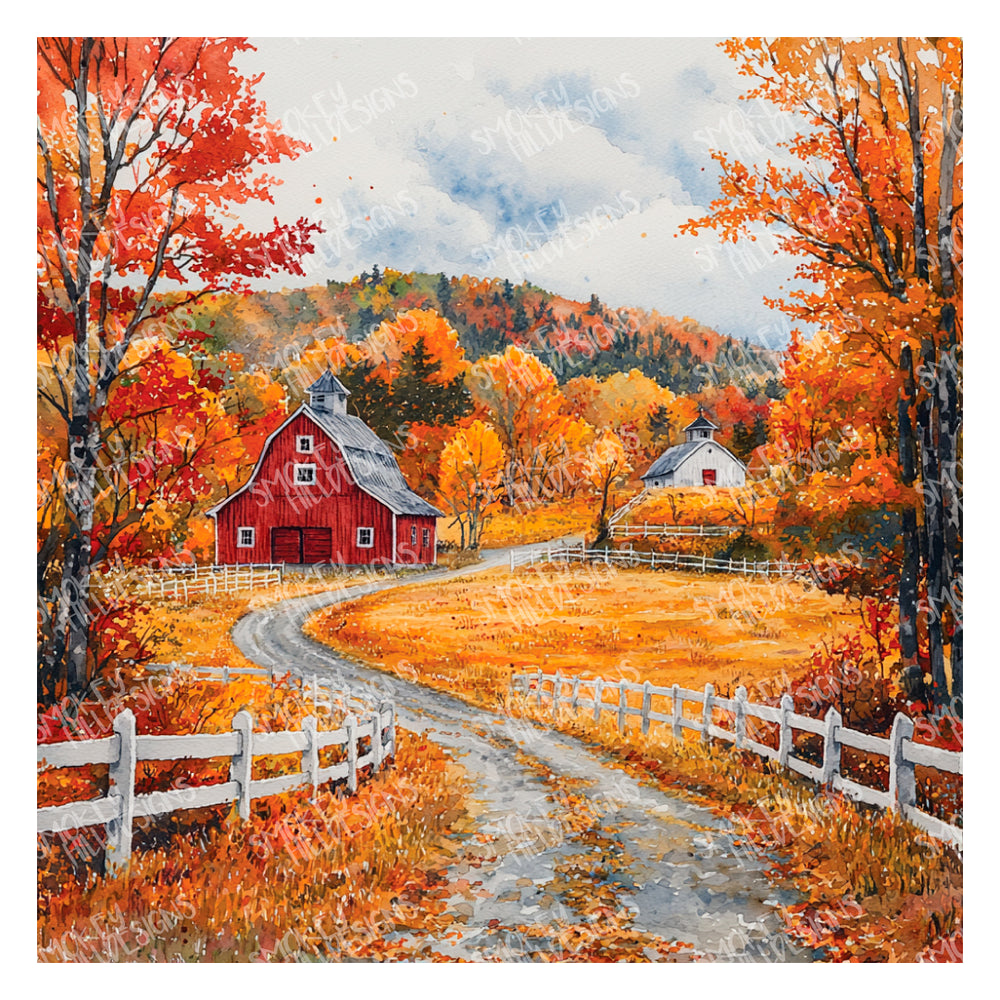 Transparent Fall Series Art Scenes – Smokey Hill Designs