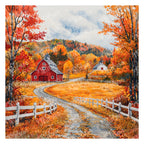 PatternPly® Transparent Red Barn and Covered Bridge product photo 2