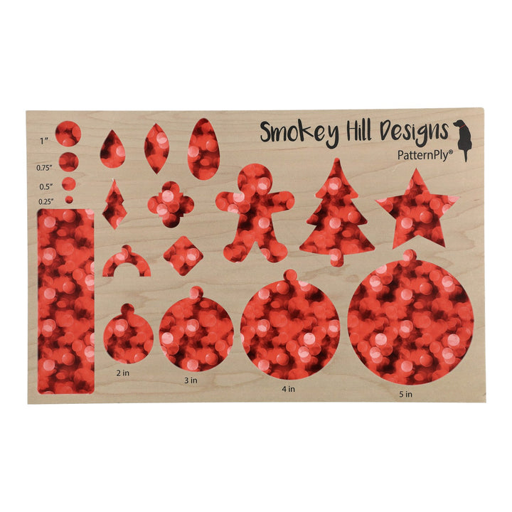 PatternPly® Transparent Red Bokeh