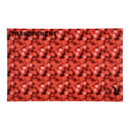 PatternPly® Transparent Red Bokeh sheet showing the pattern